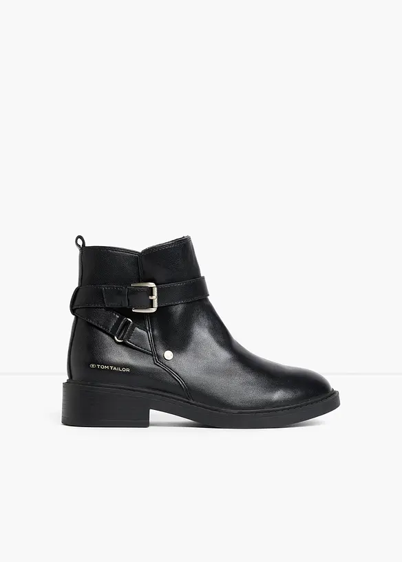 Tom Tailor Boots mit Schnallen in schwarz - Tom Tailor