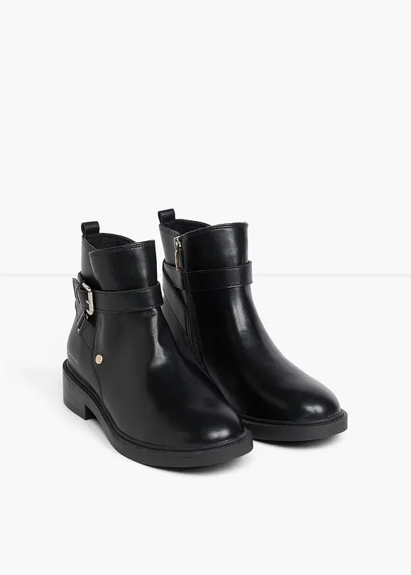 Tom Tailor Boots mit Schnallen in schwarz - Tom Tailor