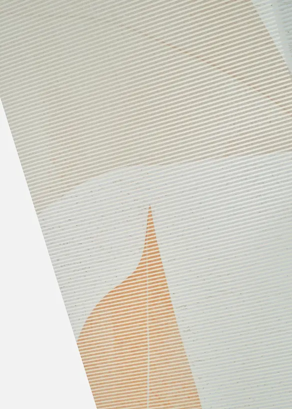 Schiebegardine im Set in Bambusoptik in weiß (Detailaufnahme) - bonprix