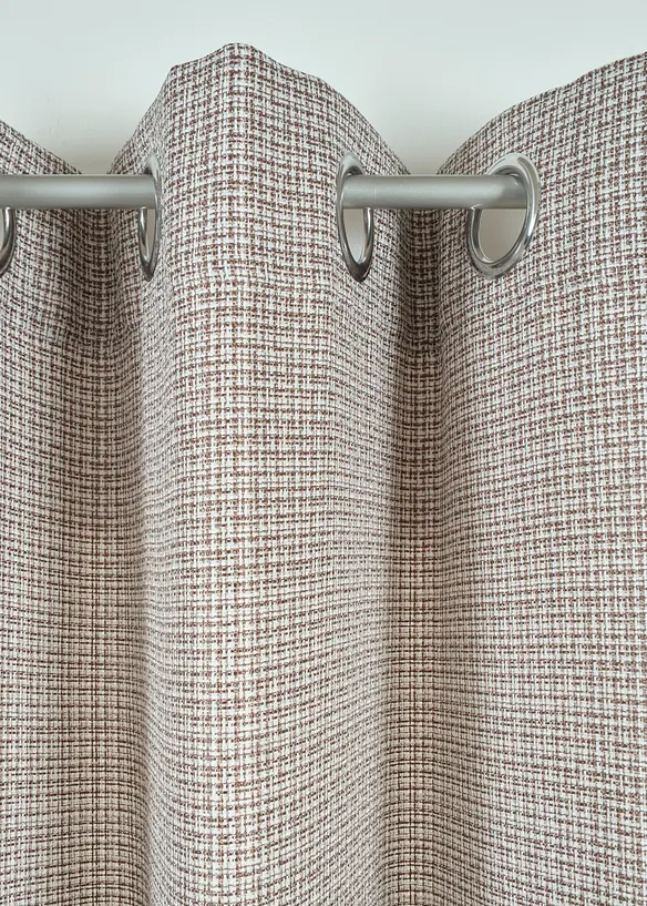 Jacquard Vorhang (1er Pack) in braun - bonprix