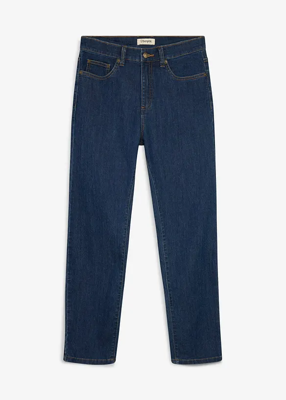 Leichte Classic-Fit-Jeans, Straight in blau von vorne - bonprix
