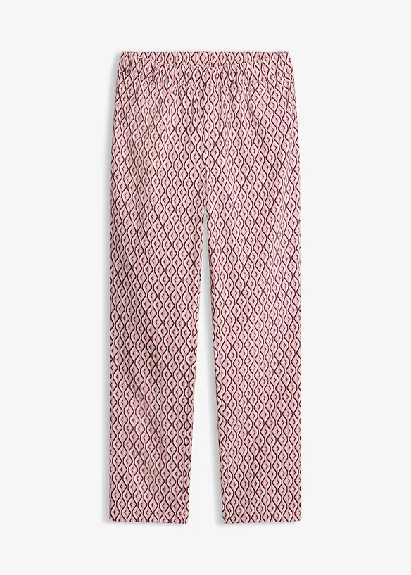 Stretch-Hose in lila von vorne - bonprix