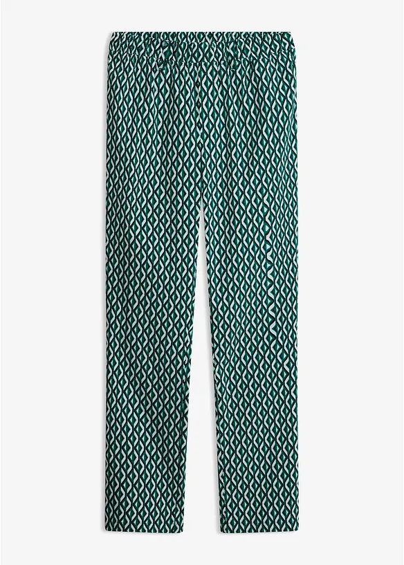 Stretch-Hose in grün von vorne - bonprix
