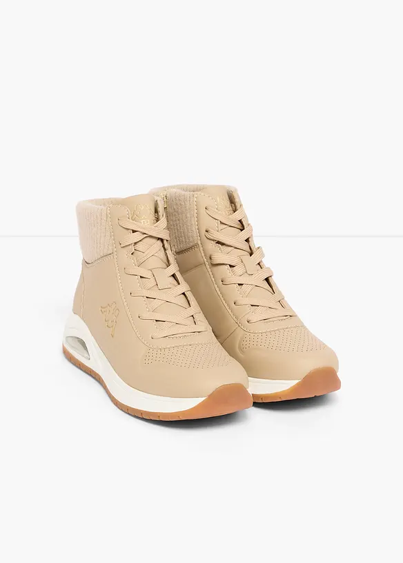Kappa Schnürboots mit Profilsohle in beige - Kappa