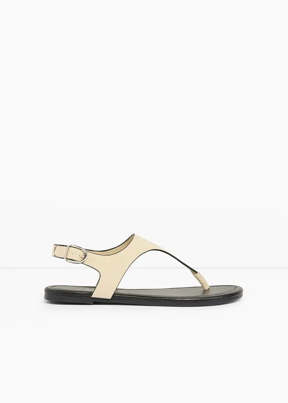 Zehenstegsandalen in grau - bonprix