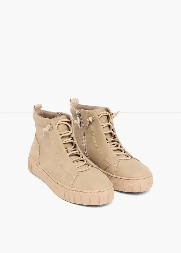 Marco Tozzi High-Top-Sneaker mit Plateau-Sohle in braun - Marco Tozzi