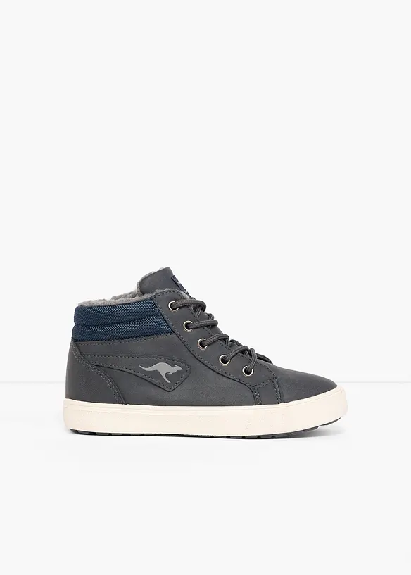Gefütterter Kangaroos High-Top-Sneaker in blau - Kangaroos