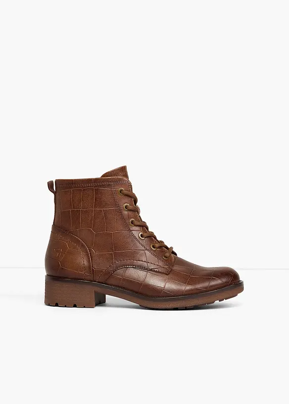 Tamaris Schnürboots in braun - Tamaris
