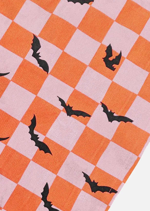 Tischläufer aus Bio-Baumwolle in orange (Detailaufnahme) - bonprix