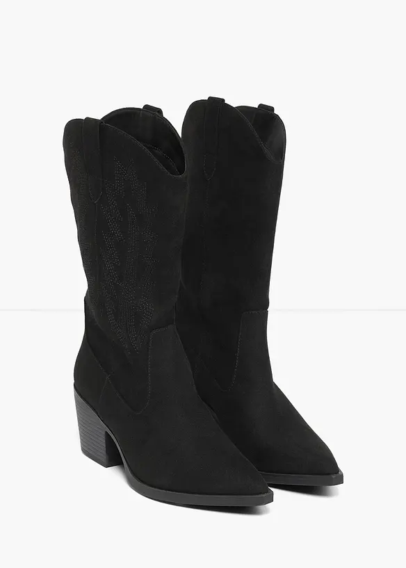 Cowboy Stiefel in schwarz - bonprix