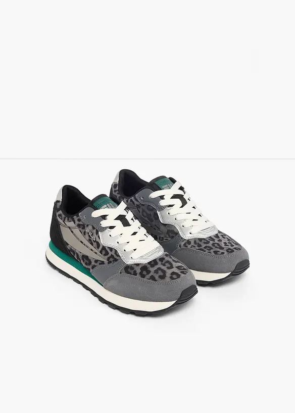 Fila Sneaker mit Mesh-Einsatz in schwarz - FILA