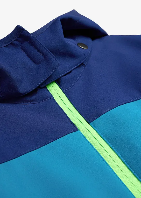 Gefütterter Softshell-Anzug wasserabweisend in blau (Detailaufnahme) - bonprix Gefütterter Softshell-Anzug wasserabweisend in blau (Detailaufnahme) - bonprix
