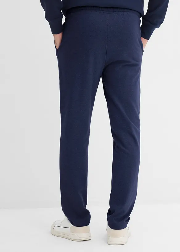 Jogginghose in Regular Fit in blau von hinten - bonprix
