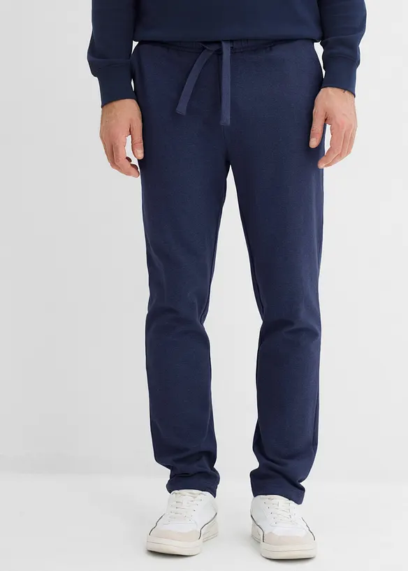 Jogginghose in Regular Fit in blau von vorne - bonprix