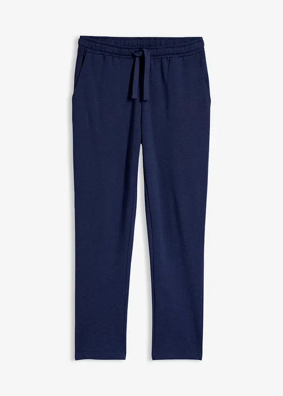 Jogginghose in Regular Fit in blau von vorne - bonprix