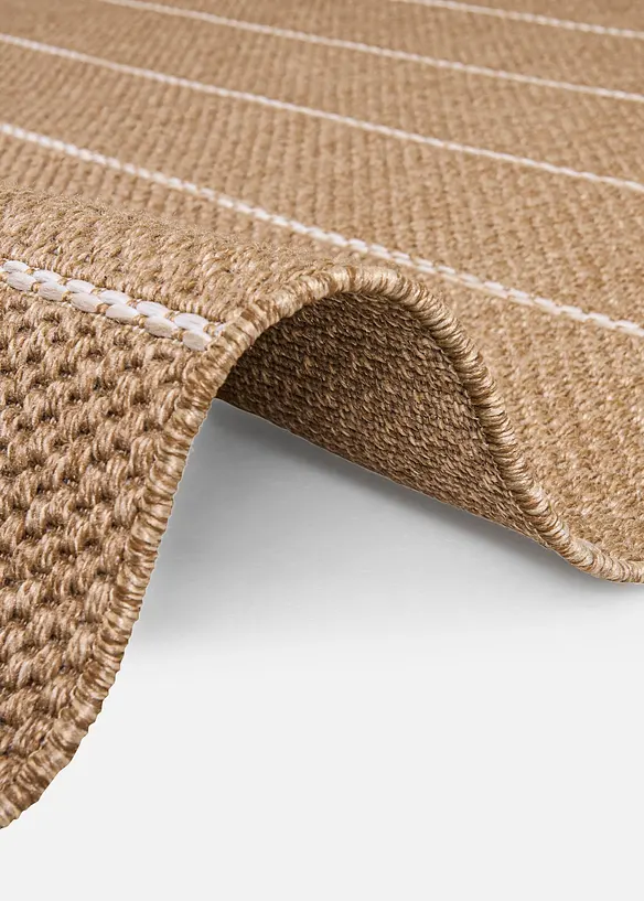 In- und Outdoorteppich mit Streifen in beige (Detailaufnahme) - bonprix