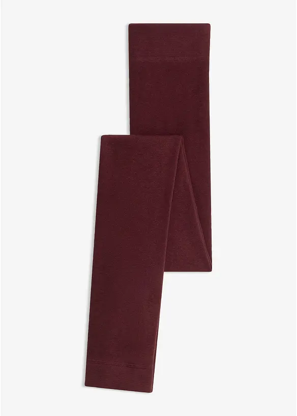 Thermo-Strumpfleggings mit softem Fleece 140 DEN in rot von vorne - bonprix