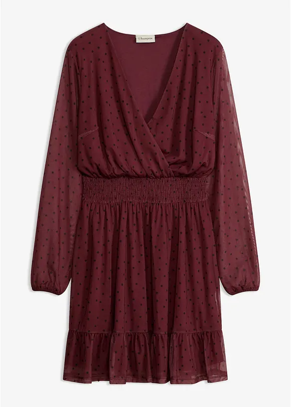 Minikleid in rot von vorne - bonprix