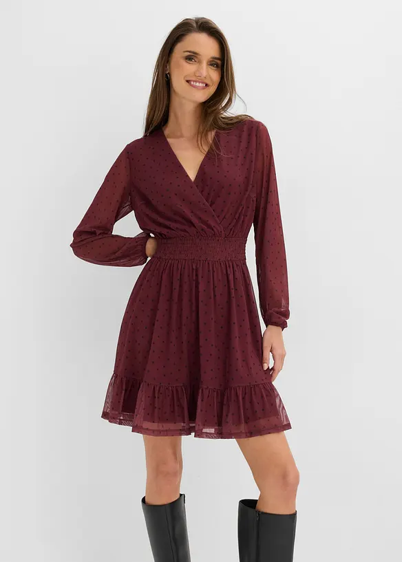 Minikleid in rot von vorne (Totalaufnahme) - bonprix