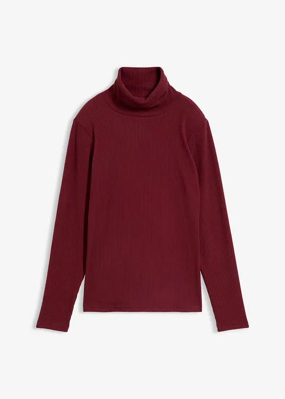 Warmes Thermoshirt in rot von vorne - bonprix