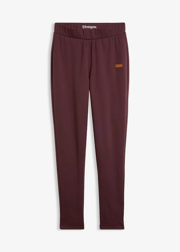 Thermo-Leggings mit Teddyfutter in lila von vorne - bonprix Thermo-Leggings mit Teddyfutter in lila von vorne - bonprix
