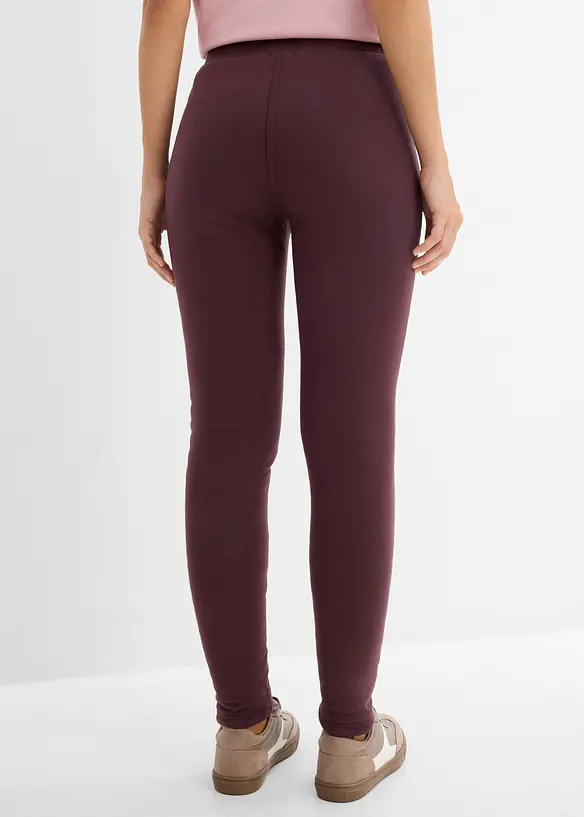Thermo-Leggings mit Teddyfutter in lila von hinten - bonprix Thermo-Leggings mit Teddyfutter in lila von hinten - bonprix