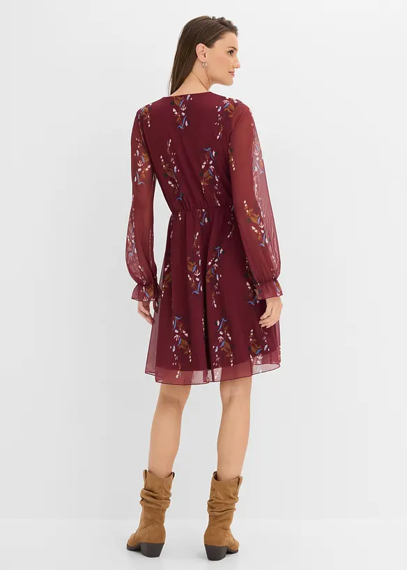Meshkleid in rot von hinten (Totalaufnahme) - bonprix