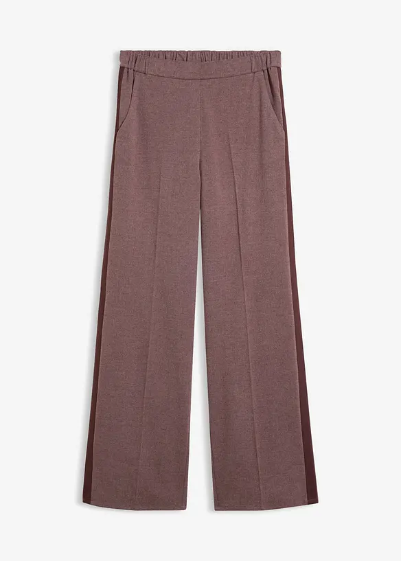 Marlenehose in Wolloptik aus Viskose-Mix in rot von vorne - bonprix