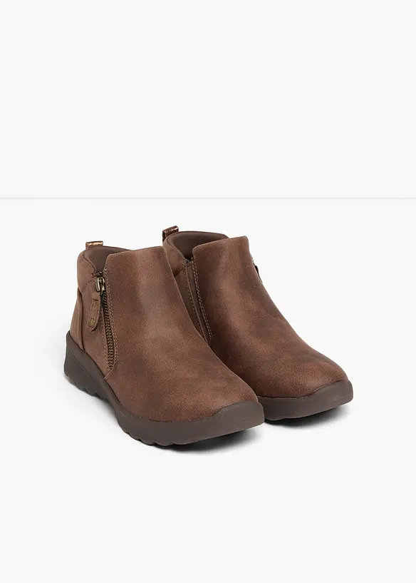 Skechers Boots mit Reißverschluss in braun - Skechers