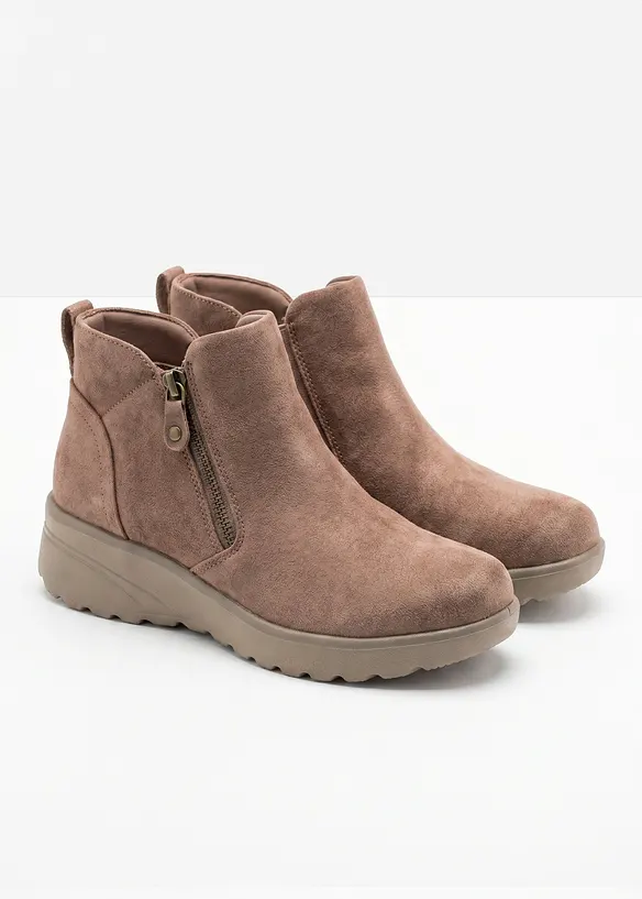 Skechers Boots mit Reißverschluss in braun - Skechers