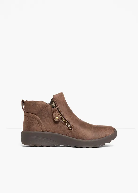Skechers Boots mit Reißverschluss in braun - Skechers