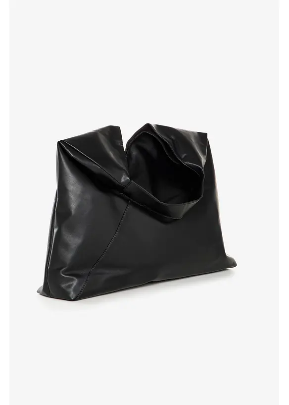 XXL-Soft Shopper in schwarz von hinten - bonprix
