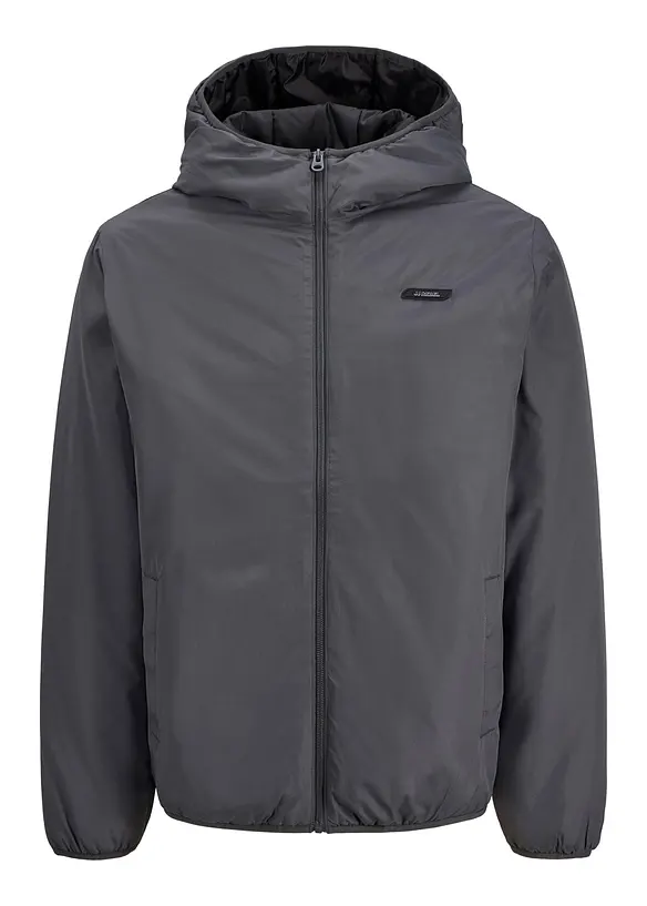 JJ REBEL Winterjacke in schwarz von vorne - JJ REBEL
