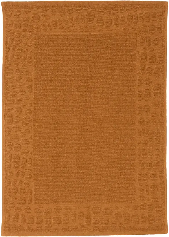 Baumwoll Hotelmatte in braun - bonprix