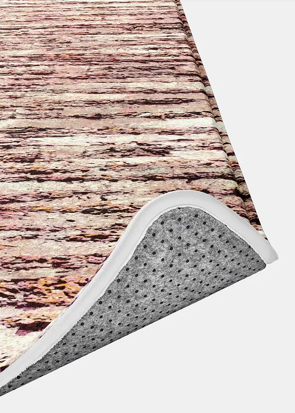 Badematte mit Memory Schaum in braun Detailaufnahme vom Material - bonprix