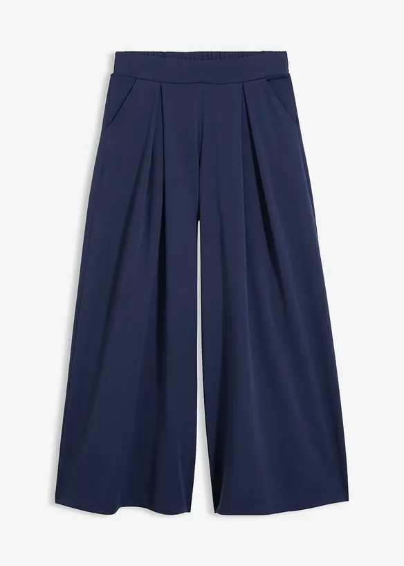 Schlupfhose in blau von vorne - bonprix