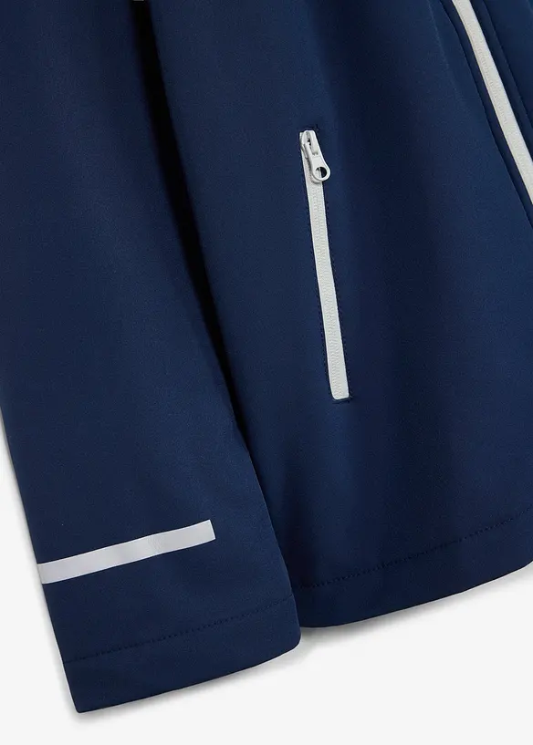 3 in 1 Jacke mit raustrennbarer Fleecejacke, wasserabweisend in blau - bonprix