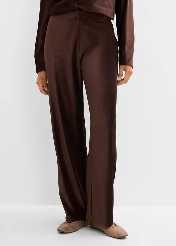 Cordhose mit elastischem Bund in braun von vorne - bonprix Cordhose mit elastischem Bund in braun von vorne - bonprix