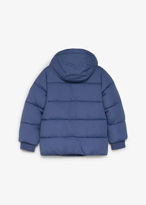 Lurchi Winter-Steppjacke, wasserabweisend in blau von hinten - Lurchi
