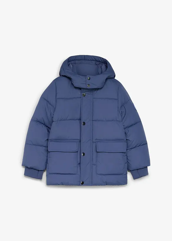 Lurchi Winter-Steppjacke, wasserabweisend in blau von vorne - Lurchi