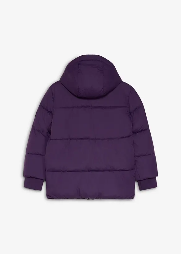 Lurchi Winter-Steppjacke, wasserabweisend in lila von hinten - Lurchi