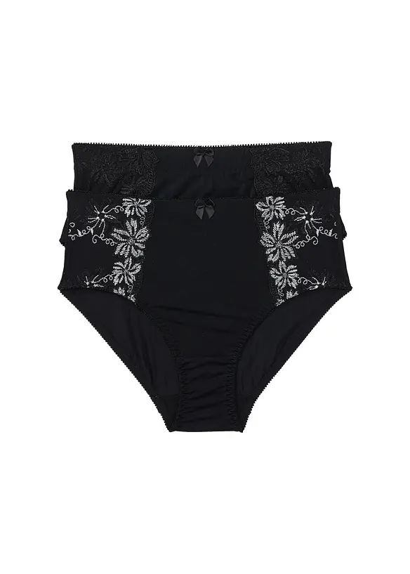 Formslip (2er-Pack) in schwarz - bonprix
