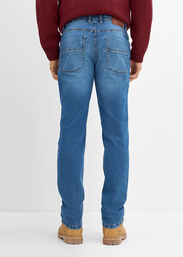 Regular-Fit-Jeans (2er Pack) in schwarz von hinten - bonprix