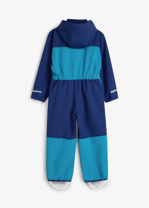 Gefütterter Softshell-Anzug wasserabweisend in blau von hinten - bonprix Gefütterter Softshell-Anzug wasserabweisend in blau von hinten - bonprix