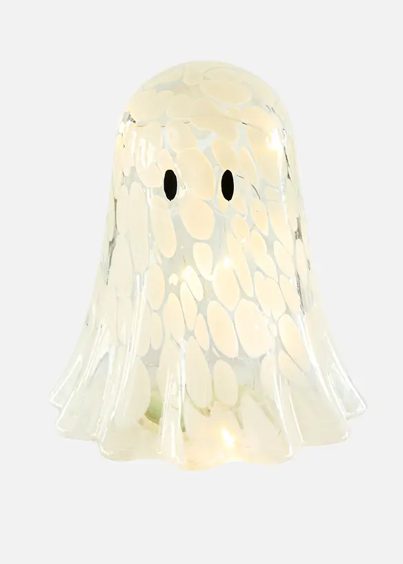 LED-Deko-Objekt Geist in weiß von vorne - bonprix
