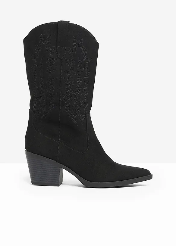 Cowboy Stiefel in schwarz - bonprix