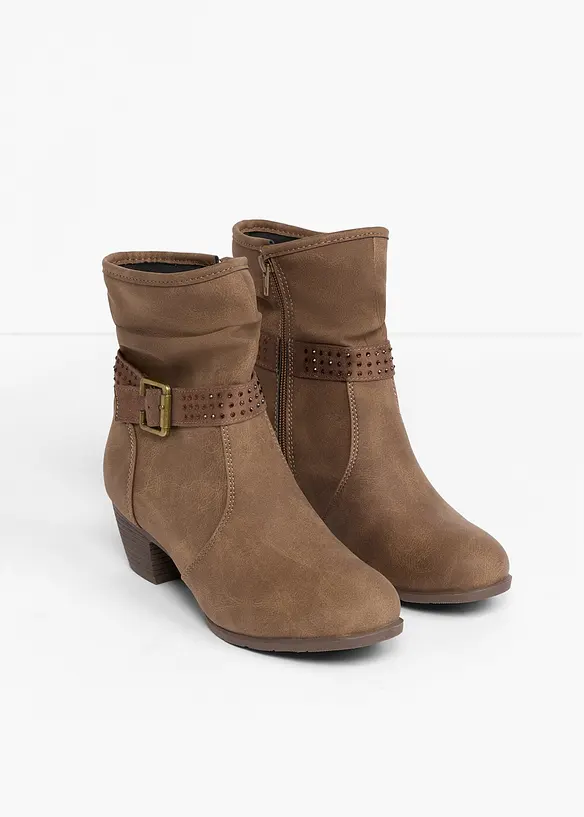 Stiefeletten in braun - bonprix