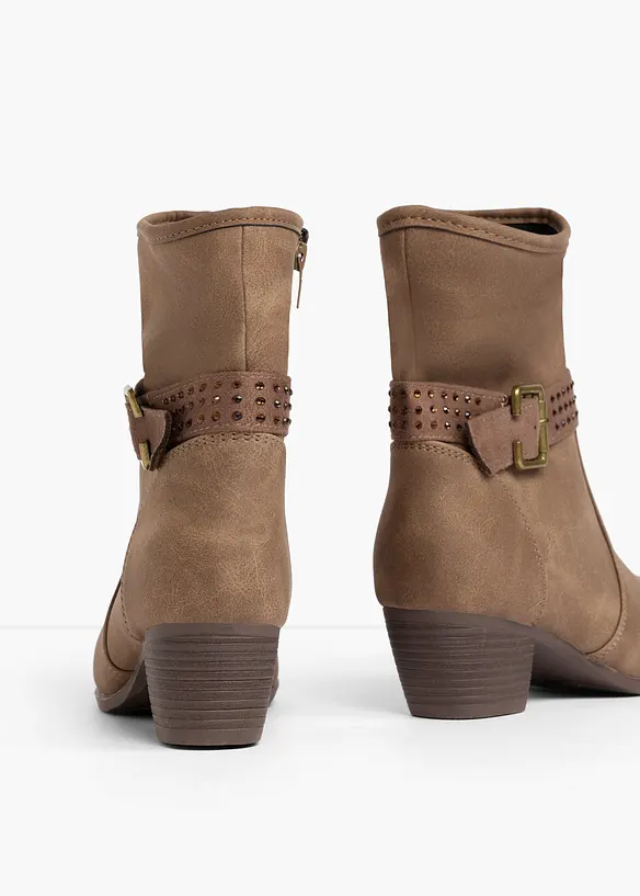 Stiefeletten in braun - bonprix