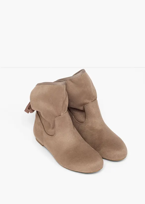 Boots mit Schleife in braun - bonprix