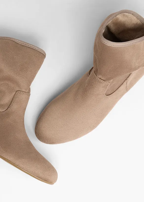 Boots mit Schleife in braun - bonprix